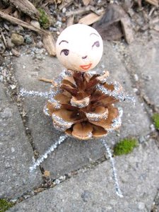 Pine Cone Glitter Ballerinas 4