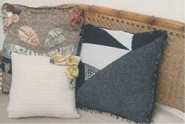 Recycled Sweater Pillows 2