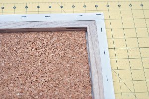 Recycled Magazine Cork Board