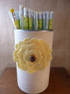 Soup Can Pencil Holder