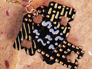 Bread Tag Jewelry Close Up