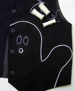 Glow in the Dark Ghost Vest