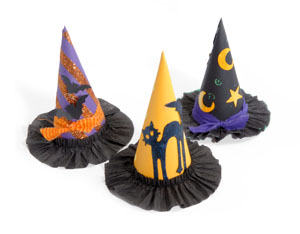 Halloween Witch Party Hats