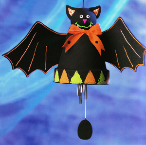 Halloween Bat Windchime