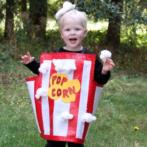 Kiddie Sized Popcorn Costume