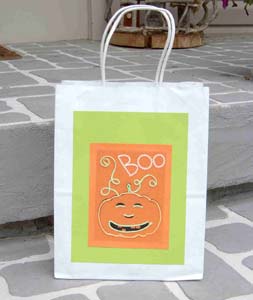 Halloween Beady Boo Bag