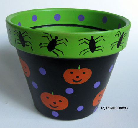 Halloween Candy Pot