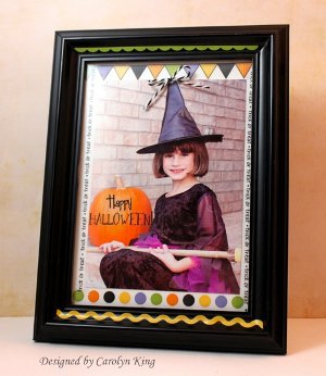 happy halloween frame