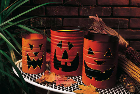 Jack-o-Lantern Halloween Luminaries