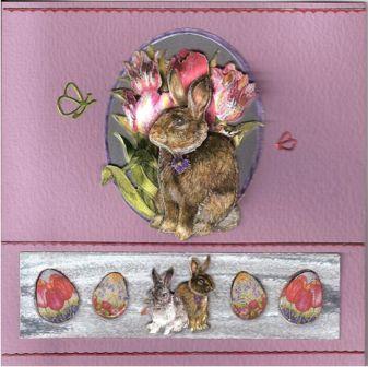 3-D Easter Bunny Card