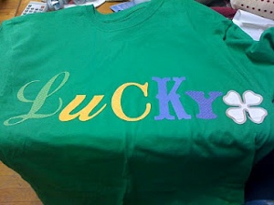 Lucky Lettered T-Shirt