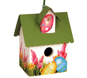 Painted Easter Birdhouse