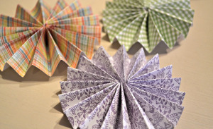 Spring Paper Pinwheel Wreath