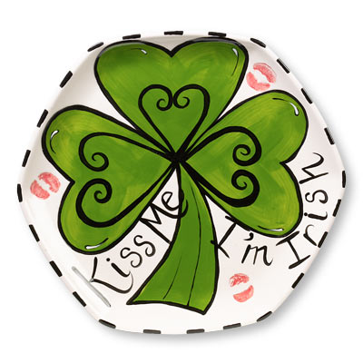 Kiss Me I'm Irish Plate