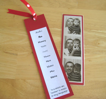 Mother's Day Bookmark Finished