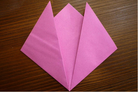 Origami Tulip Step 3
