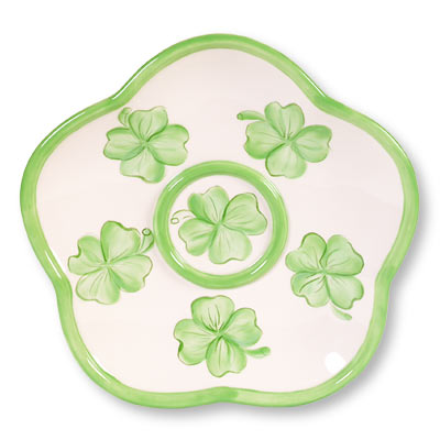 Irish Shamrock Plate