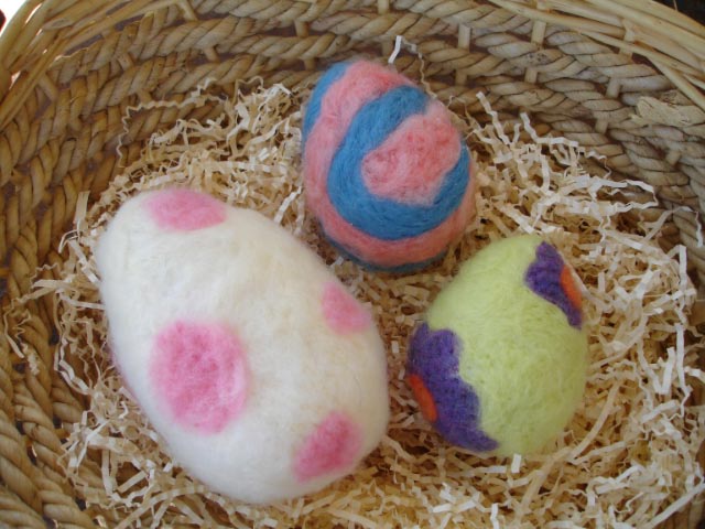 Crafty and Cushy Tattooed Easter Eggs