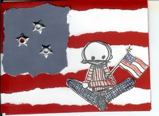 Veteran's Day Flag Card
