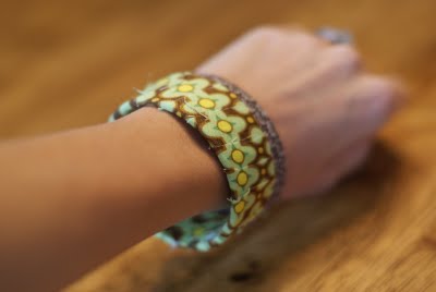 Scrap Fabric bracelets
