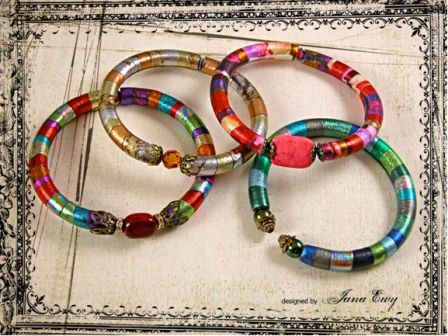 Brightly Colored Bangles