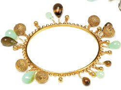 Briolette Beaded Bangle