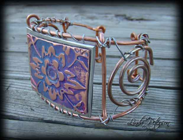 Copper Wire Cuff Bracelet