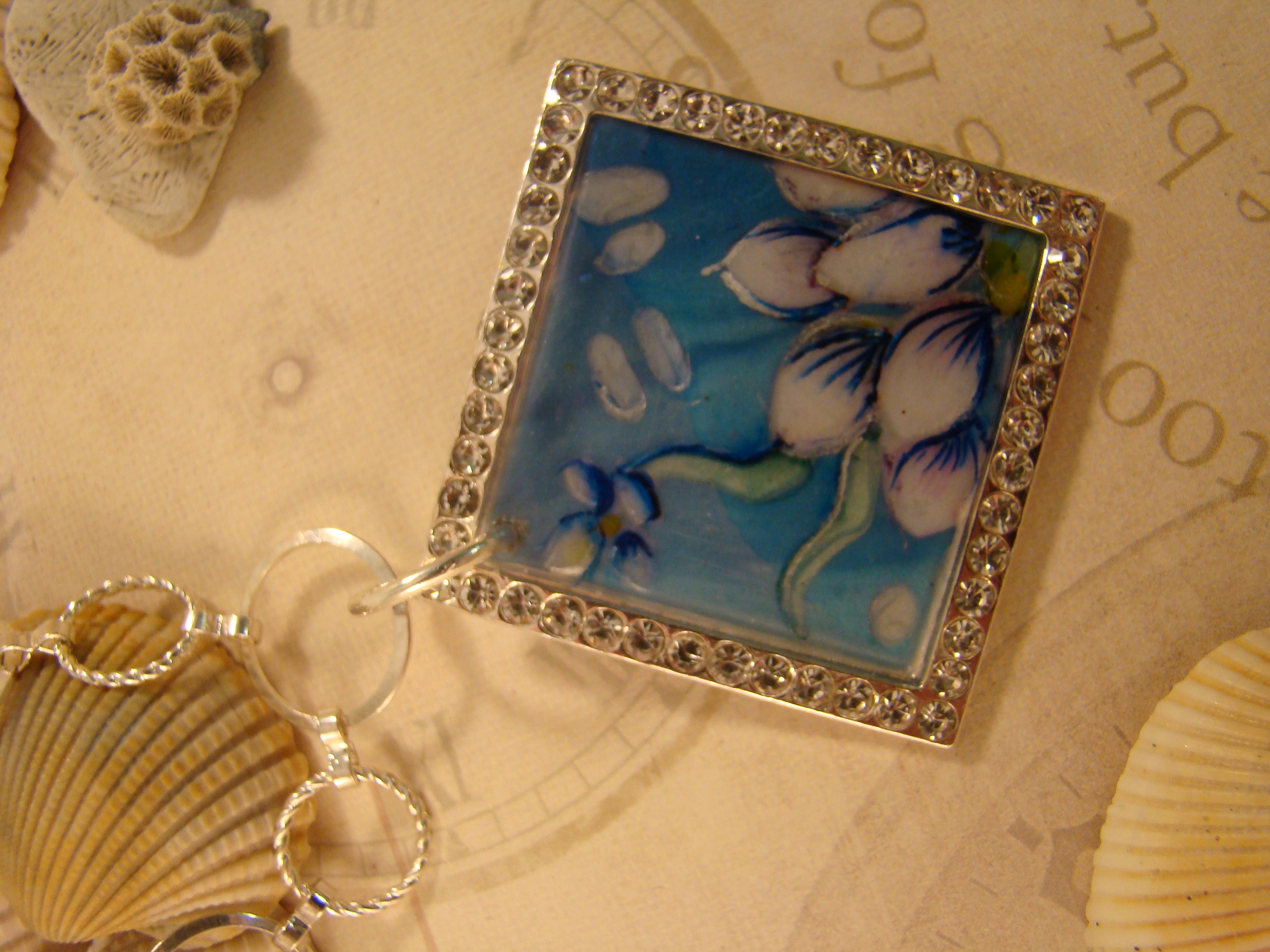 Handmade Spring Jewelry Pendant