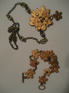 Gold Flower Jewelry