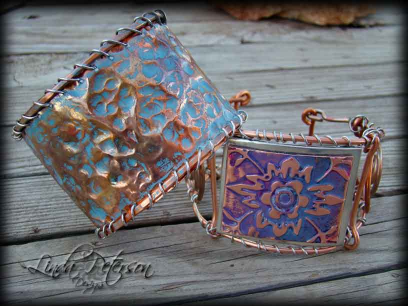 Hammered Copper Cuff Bracelet