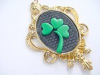 Lucky Irish Clay Pendant Step 7