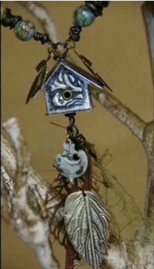 Mini Birdhouse Charm