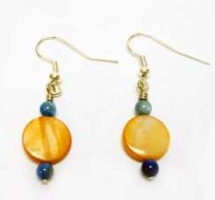 Multistrand Disc Bead Earrings