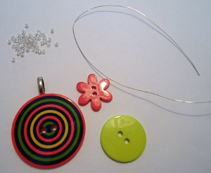 Simplest Button Necklace