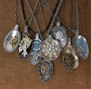 Vintage Spoon Pendants