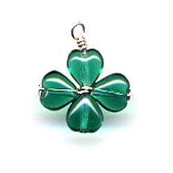 Four Leaf Clover Charm Finished Product