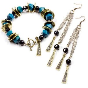 colors of the night jewelry set