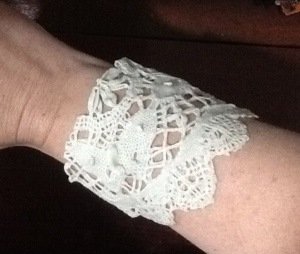 Doily Cuff Bracelet