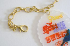 Shrinky Plastic Charm Bracelet