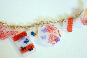 Shrinky Plastic Charm Bracelet