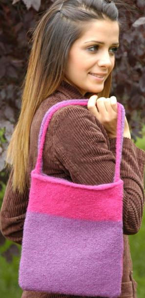 2-Color Felt Bag