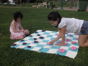 Checkerboard Game Carpet