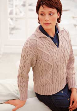 Classic Aran Cable Jacket