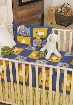 Crib Catch All and Blanket