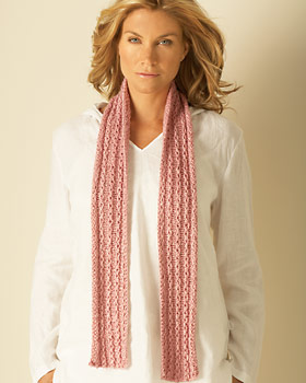 Knit Chain Stitch Scarf