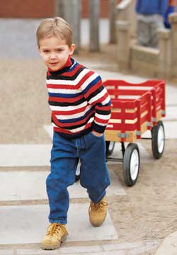 Knit Striped Sweater for Child