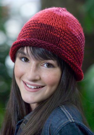 Knitted Brim Hat