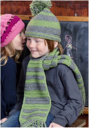 Boys hat and scarf sales set