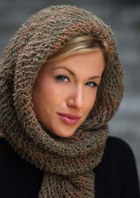 Open Weave Scarf Head Wrap