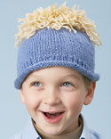 Silly Hair Knit Hat for Boys